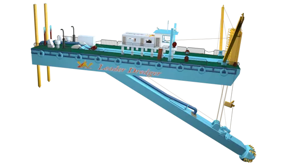 Dredge Manufacturers 3D - Leader Dredger